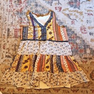 MAURICES- Multicolored dress, Sleeveless, Vneck Size XL